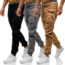 Fashion Men Gyms Pure color Pants Joggers Fitness