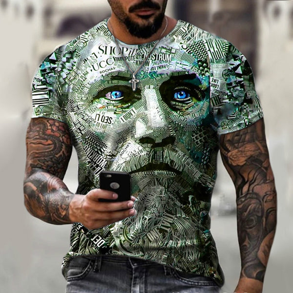 Printed Fashion Casual Clothes T-shirt Summer