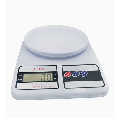 Digital Kitchen Scale Up to 10 KG White