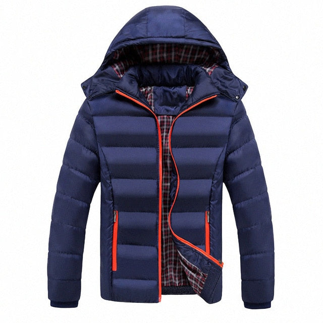 Men Winter Jacket Warm Male