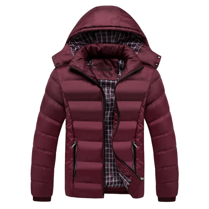 Men Winter Jacket Warm Male