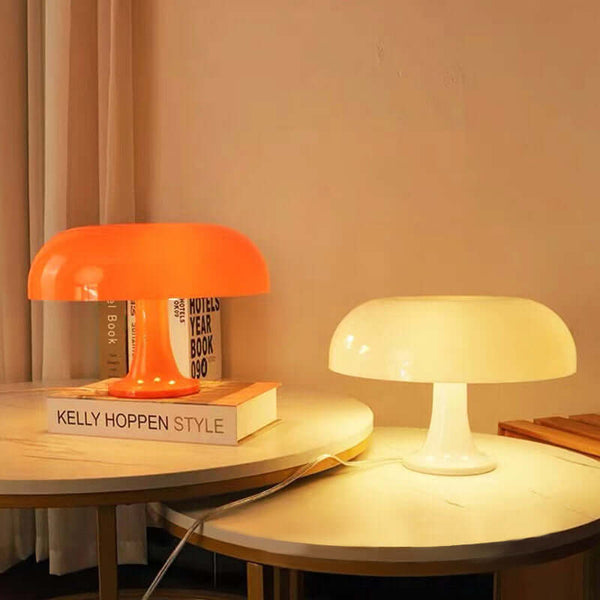 USB Danish Mushroom Table Lamp Simple Living Room